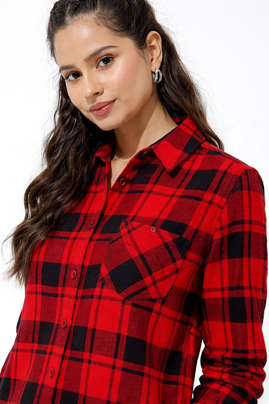 CHECKERED RED