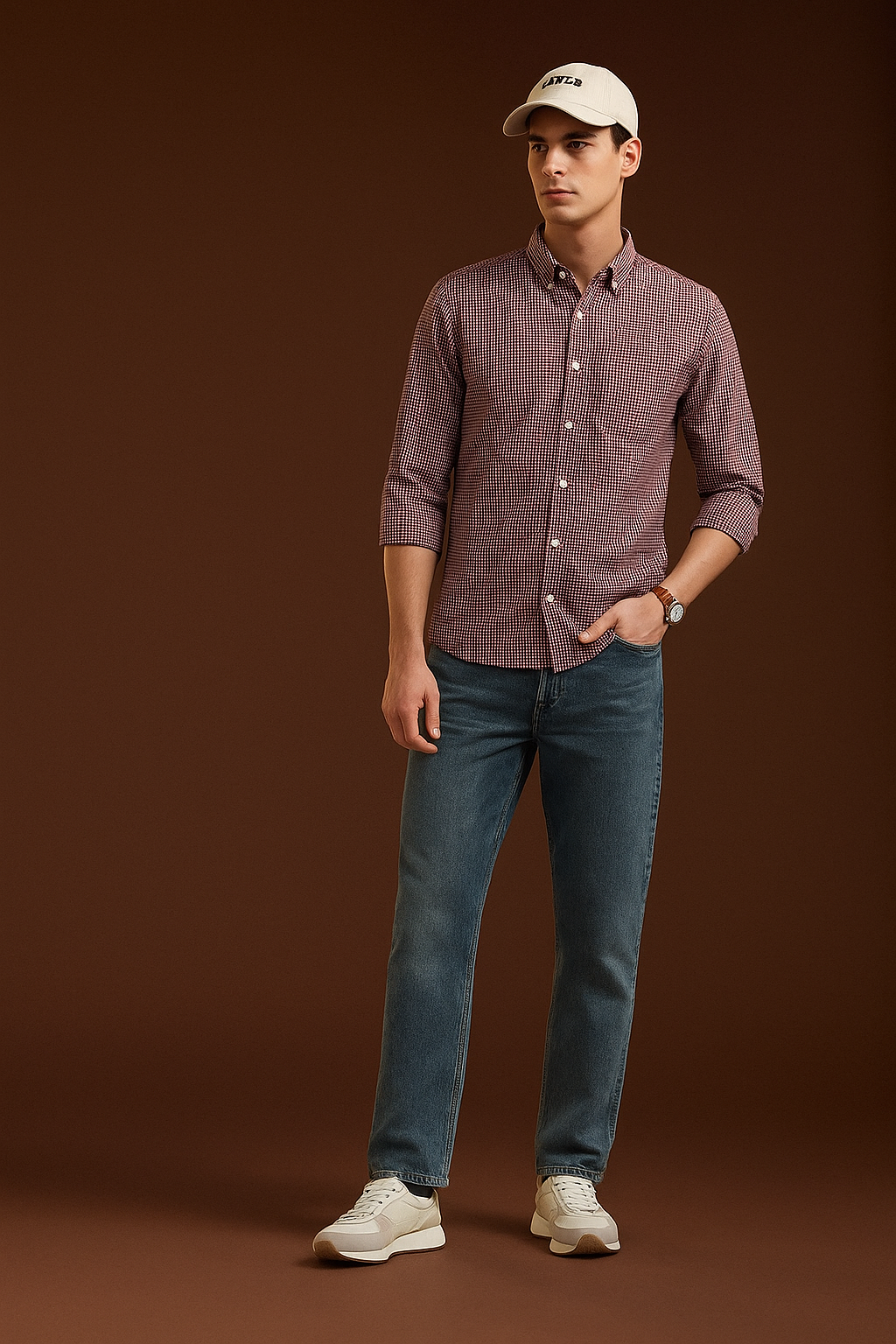 Men Checkered Shirt
