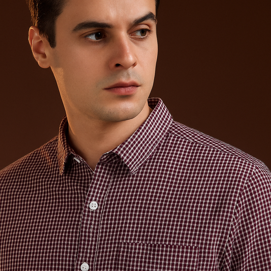Men Checkered Shirt