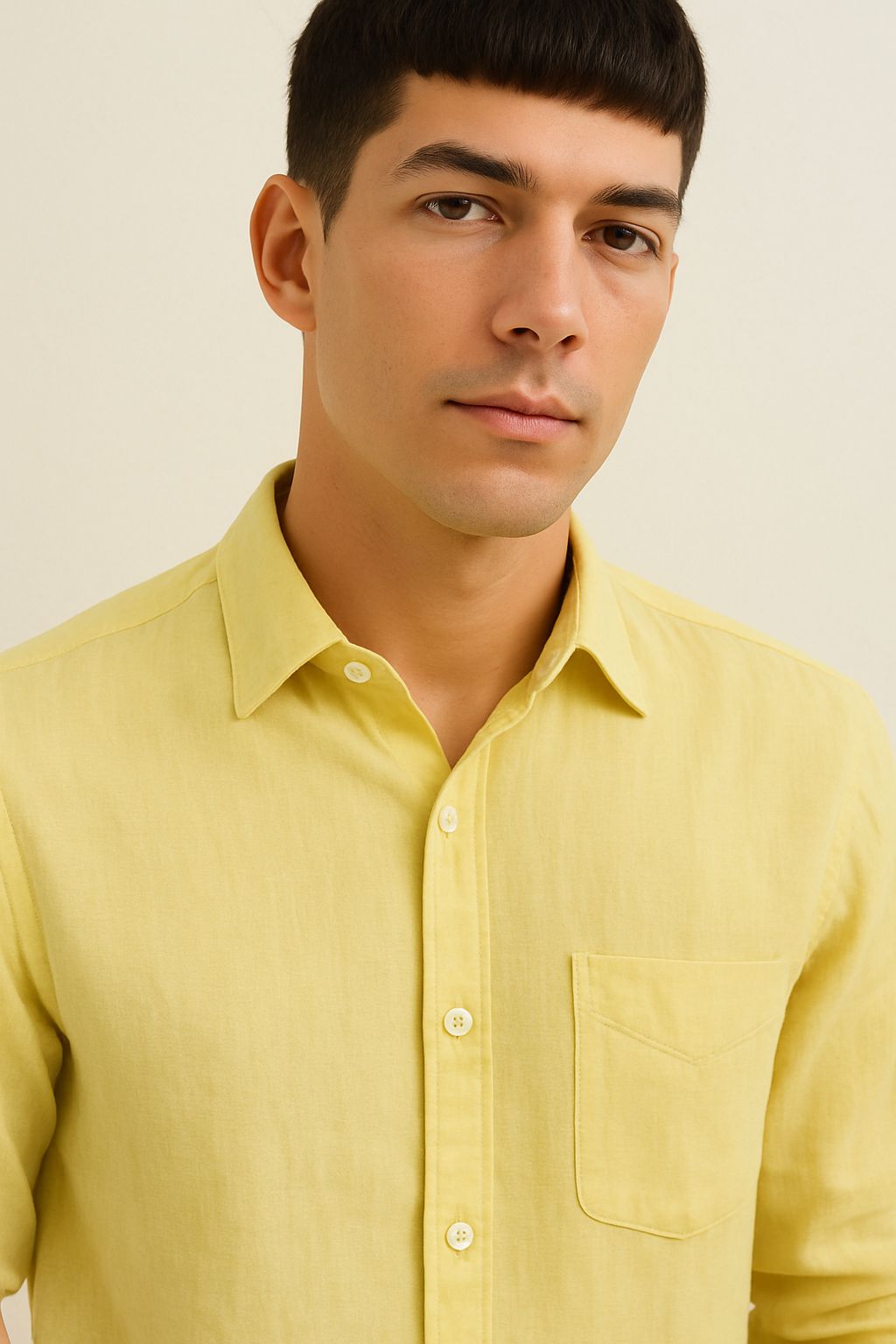 Premium Light Yellow Shirt